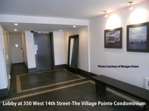 Lobby at the Village Pointe at 350 West 14th Street